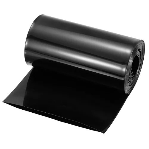 Miniatura 44 de MECCANIXITY Envoltura de Batería de PVC Termorretráctil de 127 mm de Diámetro 200 mm Plana 10 Pies (3 metros) Negra con Buena Aislación para Paquete