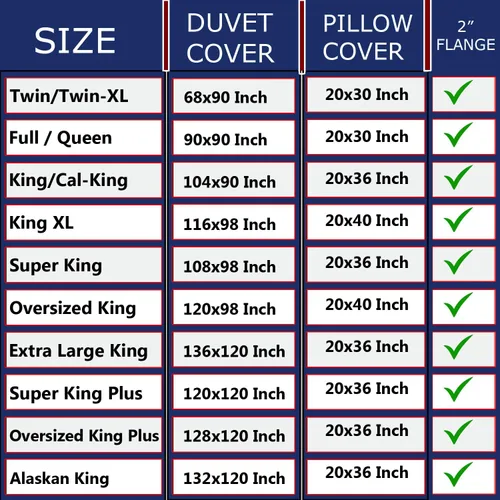 Miniatura 6 de eBeddy Linens - Juego de funda de edredón tamaño individual/individual XL de 68x90 pulgadas, 3 piezas certificadas de algodón egipcio suave y ligero