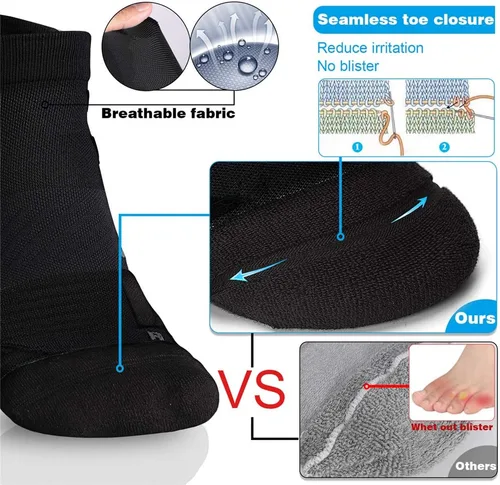 Miniatura 2 de Calcetines Coolmax deportivos antiampollas que absorben las ampollas sin costuras antiolor