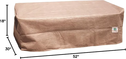 Miniatura 4 de Duck Covers Elite - Funda rectangular resistente al agua para mesa auxiliar o otomana de patio de 52 pulgadas