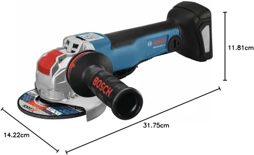 Miniatura 20 de Bosch GWX18V-50PCN 18V X-LOCK EC sin escobillas conectado 4-1/2 pulgadas - 5 pulgadas Amoladora angular sin interruptor de paleta de bloqueo