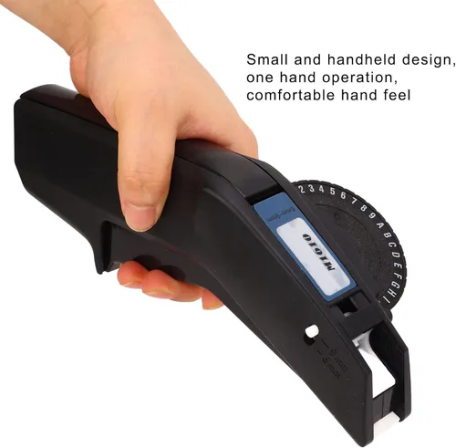 Miniatura 4 de Grabador de etiquetas ABS, máquina manual para etiquetar, etiquetadora en relieve 3D retro con cinta de color para álbumes de recortes, oficina