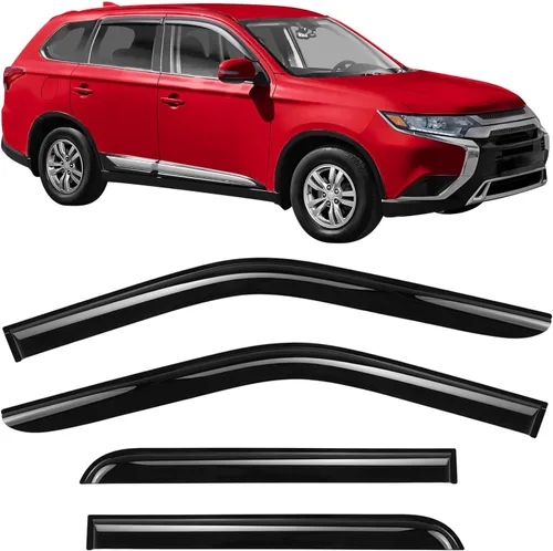 Miniatura 13 de Voron Glass - Protectores de lluvia con cinta adhesiva extra duraderos para Nissan Juke 2011-2017, deflectores de ventana, viseras de ventilación, 4