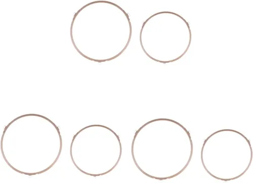 Miniatura 10 de 1 Unidades Soporte para horno de microondas, para encimera, rodillos de microondas, bandejas redondas, pantalla tostadora, rodillos de microondas