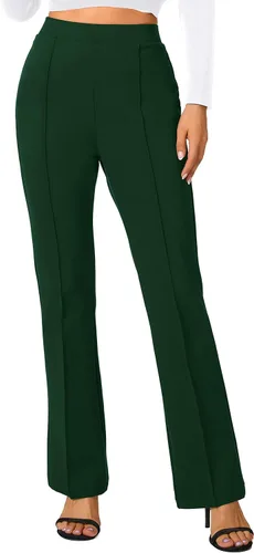 Miniatura 25 de Urban CoCo Pantalones de trabajo elásticos con corte de bota, pantalones de yoga pequeños para oficina casual
