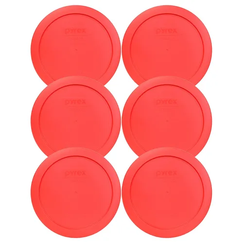 Miniatura 16 de Pyrex 7201-PC 4 tazas azul tapa de repuesto para almacenamiento de alimentos (paquete de 4) - Fabricado en Estados Unidos Azul oscuro