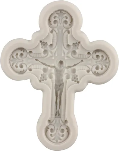 Miniatura 9 de Sijiangmold Molde de silicona cruzada para comunión, cáliz, paloma, fondant, bautismo, pastel, para bautismo, fiesta, decoración de pasteles