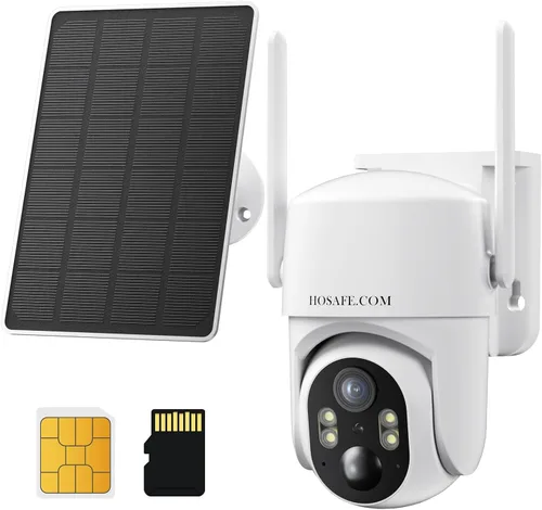 Miniatura 12 de No hay cámara de seguridad WIFI, no necesita Internet, cámara de seguridad celular 4G LTE inalámbrica para exteriores, cámara solar para seguridad