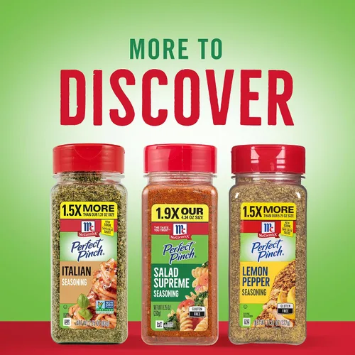 Miniatura 20 de McCormick Perfect Pinch Salad Supreme Seasoning, 8.25 onzas (paquete de 6)