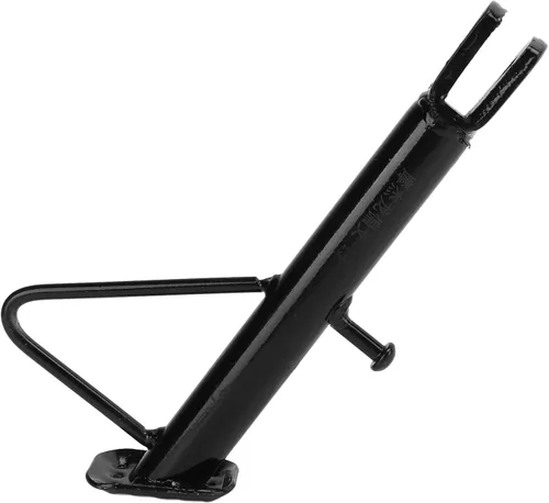 Miniatura 7 de VBESTLIFE Soporte lateral para motocicleta, soporte lateral de acero inoxidable antideslizante para estacionamiento, estructura estable triangular