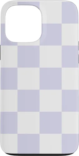 Miniatura 24 de Cute Pastel Lavender Off White Checker Pattern Design Case for iPhone 17