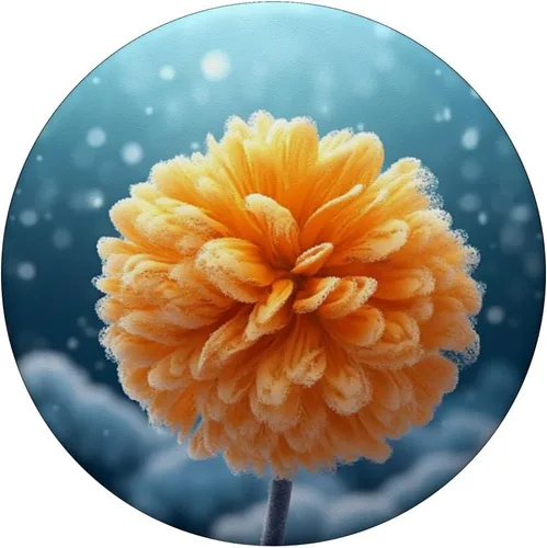 Miniatura 3 de Marigold Blossom Frozen PopSockets Adhesive PopGrip