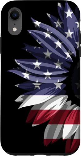Miniatura 25 de Sunflower American Flag Patriotic for Men and Women Case for iPhone 17