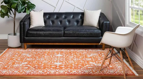 Miniatura 16 de Unique Loom Diseño tradicional clásico intrincado con detalles vintage envejecidos, alfombra de área, 3 pies 3 pulgadas x 5 pies 3 pulgadas, gris