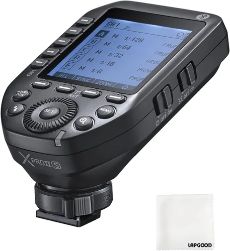 Godox Disparador de flash XProII-S Xpro compatible con cámaras Sony, TTL 2.4G sincronización inalámbrica de alta velocidad 1/8000s, nueva función de