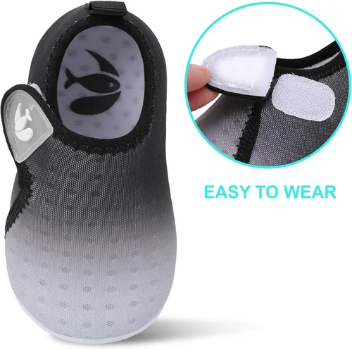 Miniatura 123 de FEETCITY Baby Boys Girls Water Sport Shoes Barefoot Kids Aqua Socks Quick-Dry Beach Swim Pool Shoes