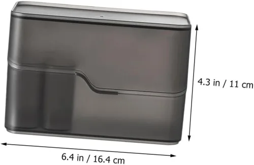 Miniatura 2 de FOMIYES Caja de almacenamiento cosmética Organizador de maquillaje Estante de almacenamiento Caja de escritorio Soporte de plástico