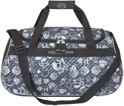 Miniatura 2 de Harley-Davidson Logo Sport DuffelVintage, Tatuaje Gris, Logo Sport Duffel