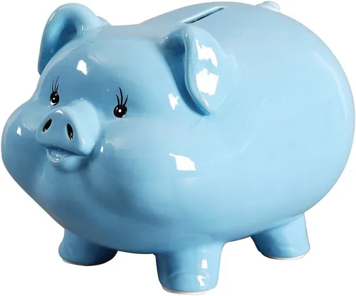 Alcancía de cerdo de cerámica para niños, banco de dinero para adultos, Gilrs Alcancias de Dinero para adultos niños, banco de monedas, decoración