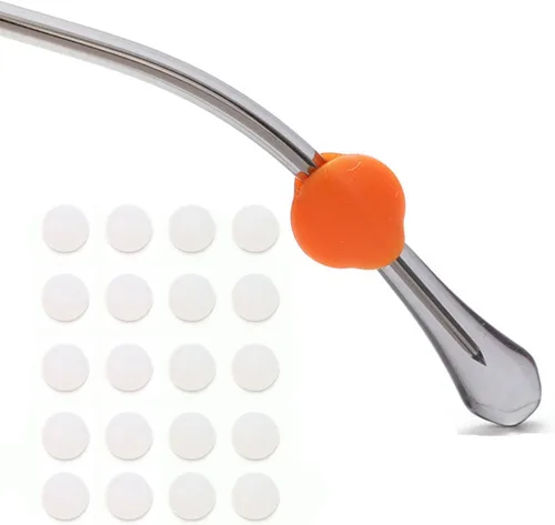 Miniatura 8 de OPUGIT - Ganchos para orejas de gafas, retenedor de punta de sien de silicona antideslizante, retenedor de gafas cómodo para gafas de sol y gafas