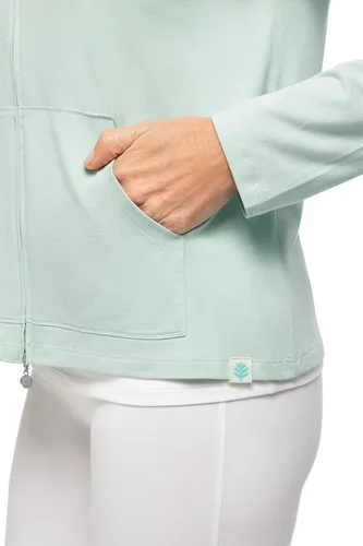 Miniatura 60 de Sudadera con capucha para la costa, de Coolibar, para mujer, UPF 50+, protege del sol
