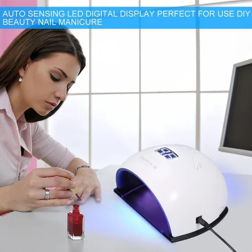Miniatura 5 de FILFEEL Lámpara LED de secado de uñas de 48 W, herramientas de arte de uñas para curado de esmalte de uñas con sensor inteligente herramienta