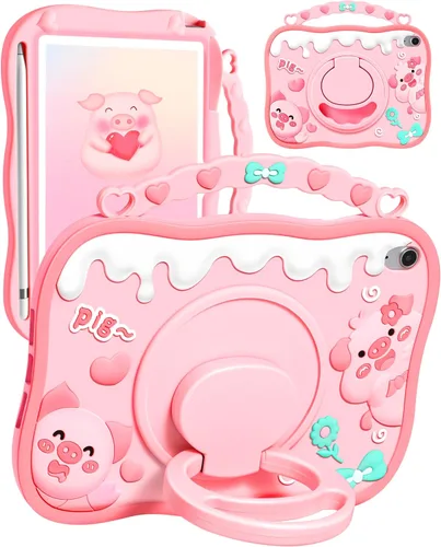 Miniatura 10 de Funda para iPad 5th/6th/Air 1st/Air 2nd/Pro 9.7" - Funda de silicona con soporte para iPad 2017/2018/Air 1/Air 2/Pro 2016 Funda para tablet Dinosaur
