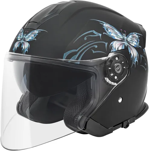 Miniatura 10 de VCAN V88 - Casco de motocicleta de cara abierta de 3/4, aprobado por ECE y DOT