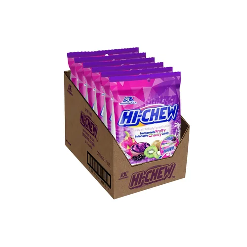 Miniatura 4 de HI-CHEW Mezcla Superfruit, 3.17 oz, 6 piezas, sin gluten, elaborada con sabores de frutas naturales y artificiales