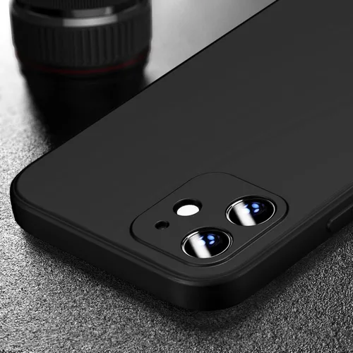 Miniatura 6 de FanTEK Funda protectora compatible con iPhone 11, antiarañazos y huellas dactilares, color negro mate