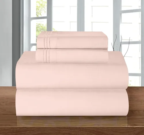 Miniatura 48 de Elegant Comfort - Juego de sábanas de 4 piezas de microfibra, 1500 hilos, sin arrugas, sábana bajera elástica, esquinas tipo bolsillos profundos