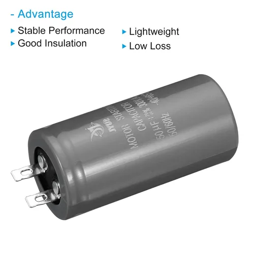 Miniatura 4 de PATIKIL Condensador de arranque del motor, 2 unidades 50uf 300V 50/60Hz CD60 condensador de arranque para aire acondicionado, motor eléctrico