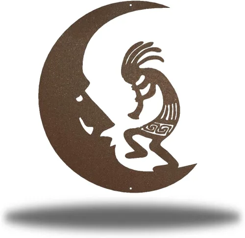 Miniatura 17 de Riverside Designs Kokopelli - Arte de pared de acero para exteriores, resistente e impermeable, fabricado en Estados Unidos