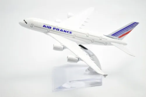 Miniatura 9 de TANG DYNASTY (TM) 1:400 6.3 in Air Bus A380 Air France Modelo Avión Juguete Avión