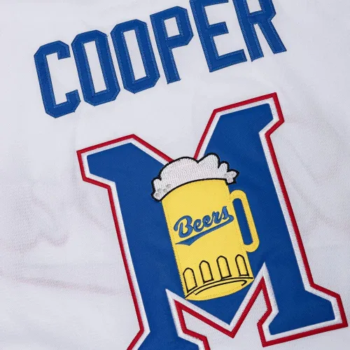Miniatura 5 de Camiseta de béisbol con costuras Doug Remer Beers Joe Cooper 44# 17#, para hombre, tallas S-3XL