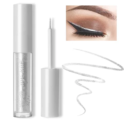 Miniatura 5 de Delineador de ojos con brillo líquido #01 +#04