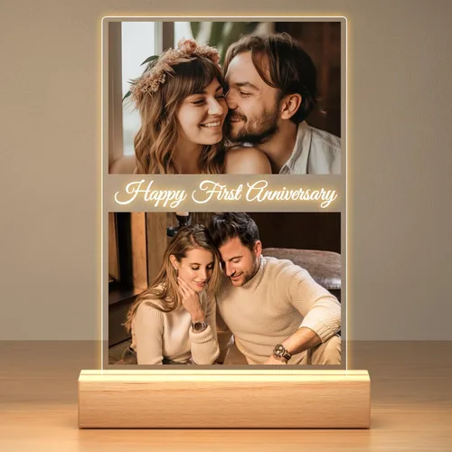 Miniatura 20 de Marcos de fotos personalizados con foto, marco de fotos personalizado con luz nocturna, marco de fotos personalizado, regalos personalizados de 5