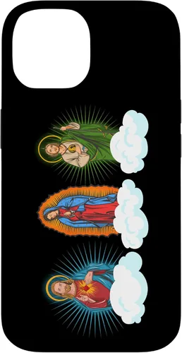 Miniatura 4 de iPhone 11 Pro Max Jesús, Virgen María y San Judas Tadeo En Nubes Caso