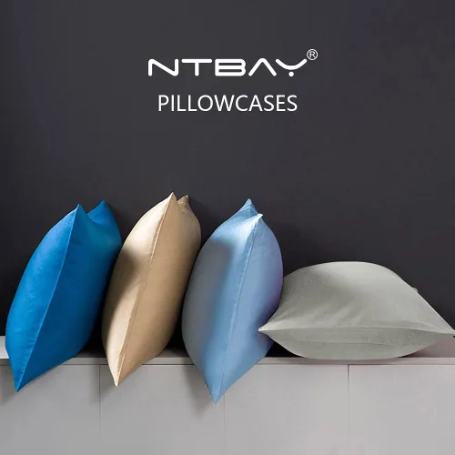 Miniatura 6 de NTBAY Paquete de 12 fundas de almohada Queen 100% microfibra cepillada, súper suaves y acogedoras, resistentes a las arrugas, la decoloración