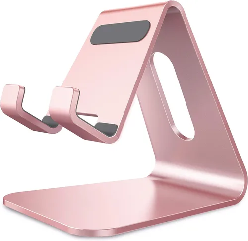 CreaDream Soporte para teléfono celular, cuna, soporte, soporte de escritorio de aluminio compatible con Switch, todos los teléfonos inteligentes,