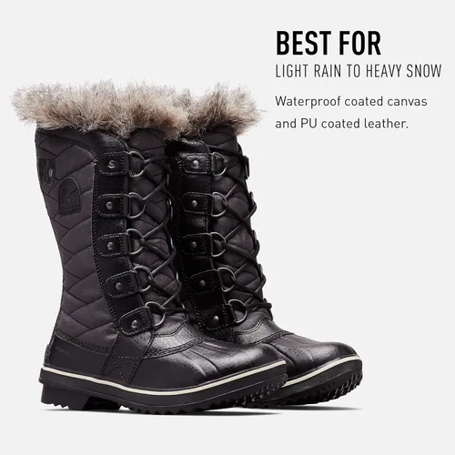Miniatura 3 de SOREL Tofino II - Botas de invierno con aislamiento impermeable y cuello de piel sintética, para mujer