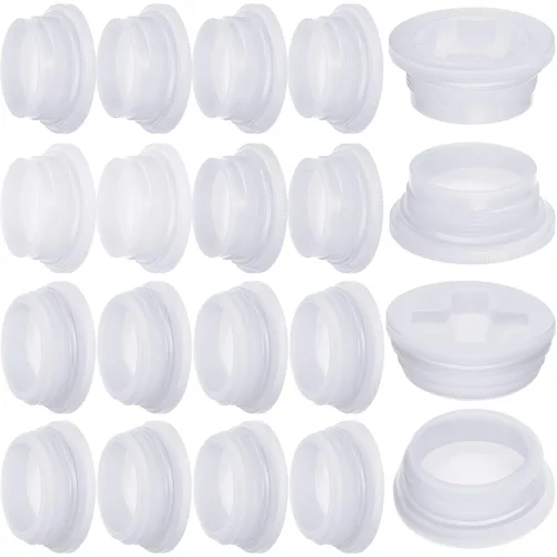 Bung Caps - Tapones de rosca fina y gruesa de 2 pulgadas con junta de polietileno, tapa de agujero para la mayoría de tambores de plástico de 15, 30