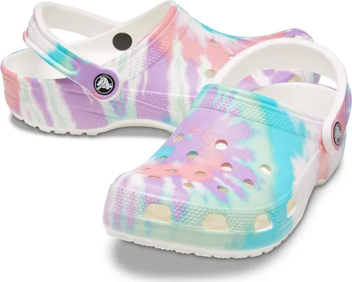 Miniatura 7 de Crocs - Zuecos clásicos de teñido anudado unisex para adultos