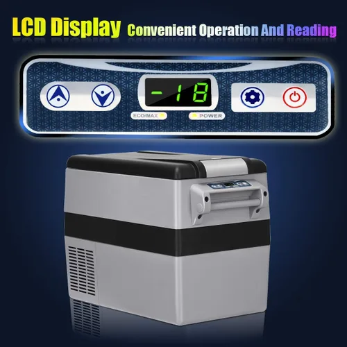 Miniatura 4 de Goplus Refrigerador/congelador portátil de 44 cuartos de galón de capacidad, mini compresor eléctrico para automóvil, oficina, picnic al aire libre