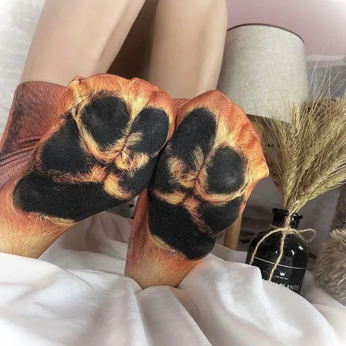 Miniatura 5 de White Elephant Gifts for Adults Funny Animal Paw Socks Gag Gifts Christmas Stocking Stuffers for Men Women Him Teens