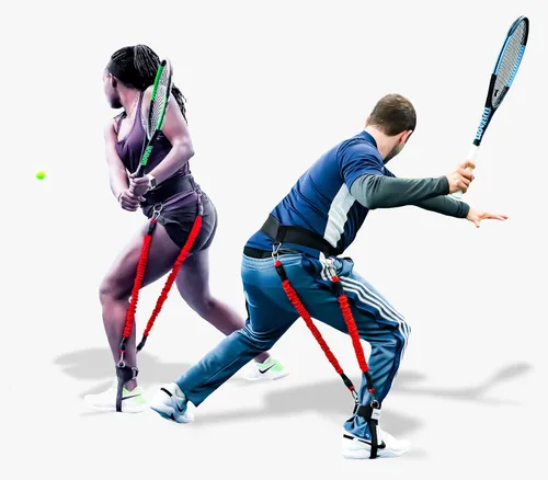 VPX - Entrenador de swing de tenis aumenta la potencia, la velocidad de la pelota de salida, la precisión de tiro y la velocidad de servicio, mejora