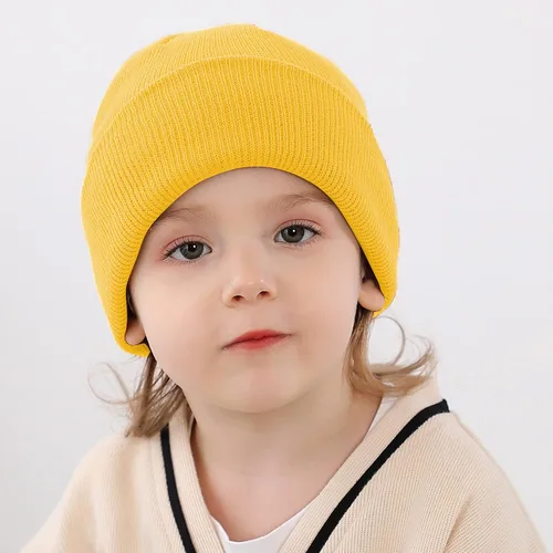 Miniatura 28 de UTTPLL Gorros de punto cálidos para bebé, gorro grueso y suave para niño y niña, gorro acanalado con puños para niños y niñas