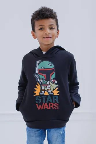 Miniatura 4 de STAR WARS Boba Fett - Sudadera con capucha de forro polar para niños pequeños y grandes
