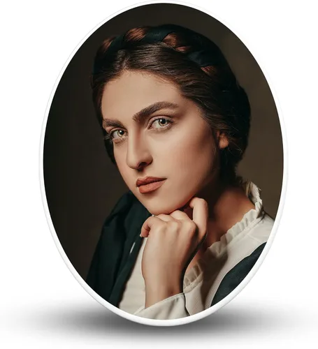 AD FONTES Foto de retrato de cerámica conmemorativa, porcelana personalizada impermeable para decoraciones de tumbas, placa ovalada, lápida,