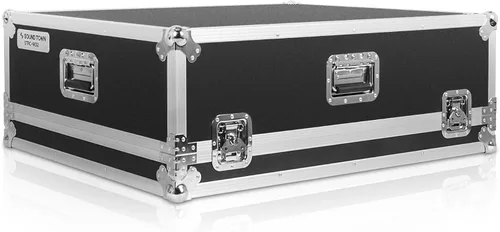 Miniatura 5 de Sound Town Estuche Mezclador ATA de Madera Contrachapada con Protección Interior de Espuma y Ruedas Integradas para Mezclador Digital Midas M32 Negro